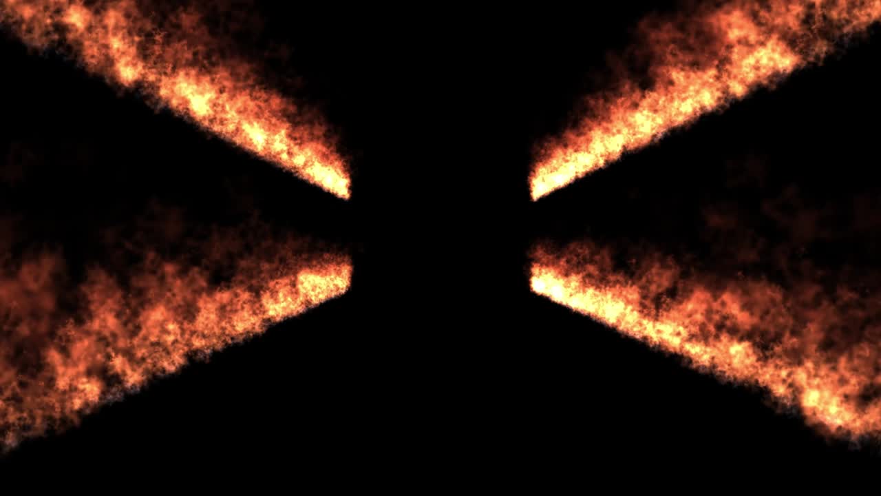 flame fire cg animación de partículas gráficos de movimiento