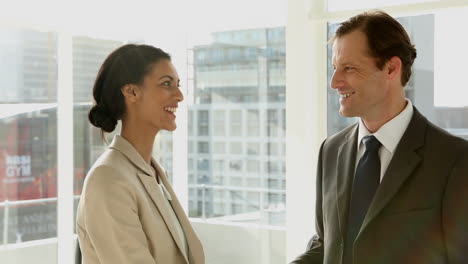 businesspeople shaking hands