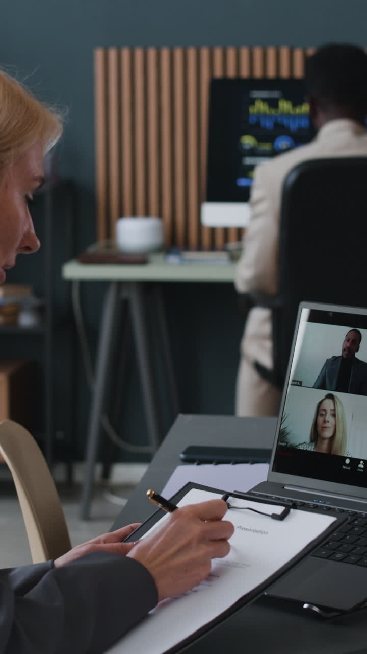 reunión de negocios en curso