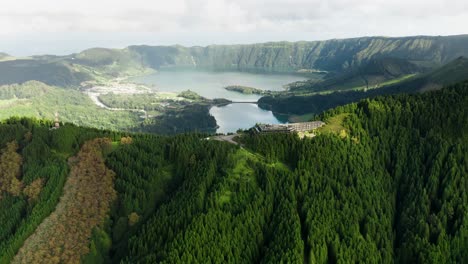 wide push-in monte palace hotel in lagoa das sete vista do rei, azores