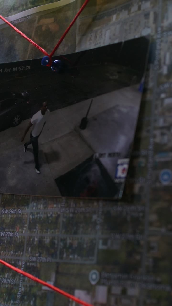 Surveillance Footage of Person Walking