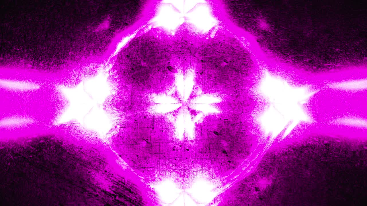 컴퓨터로 생성 된 칼레도스코프 그런지 배경, 반이는 보라색 불빛, 3d 렌더링