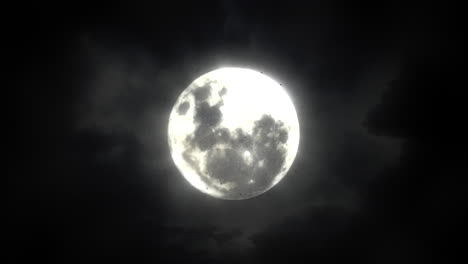 Mystischer-Animations-Halloween-Hintergrund-Mit-Dunklem-Mond-Und-Abstraktem-Hintergrund-Der-Wolken