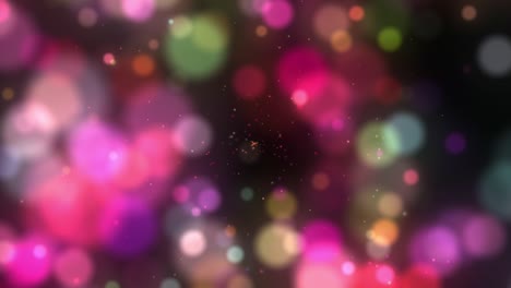 4k hermoso bokeh y rayos de luz - bucle