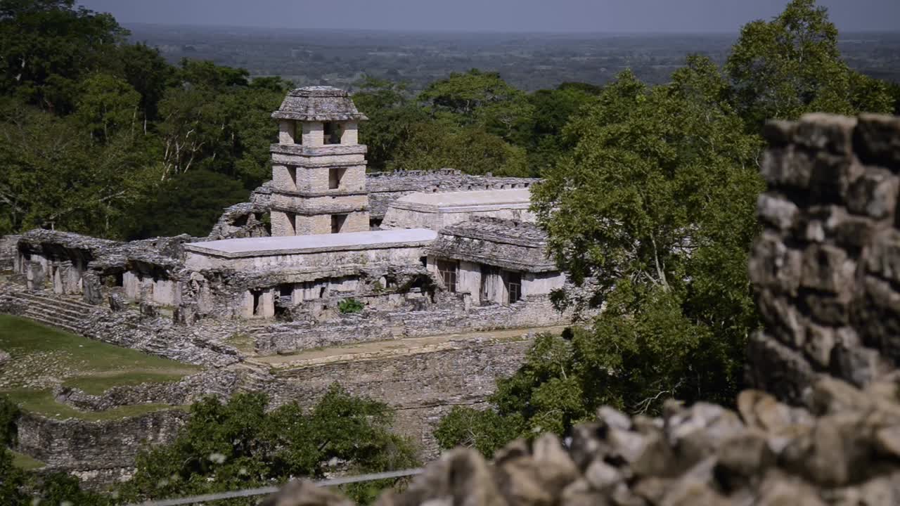 Old Ruins in the jungle of Palenque