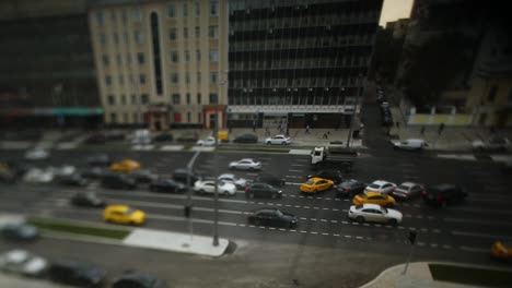 city street traffic with buildings