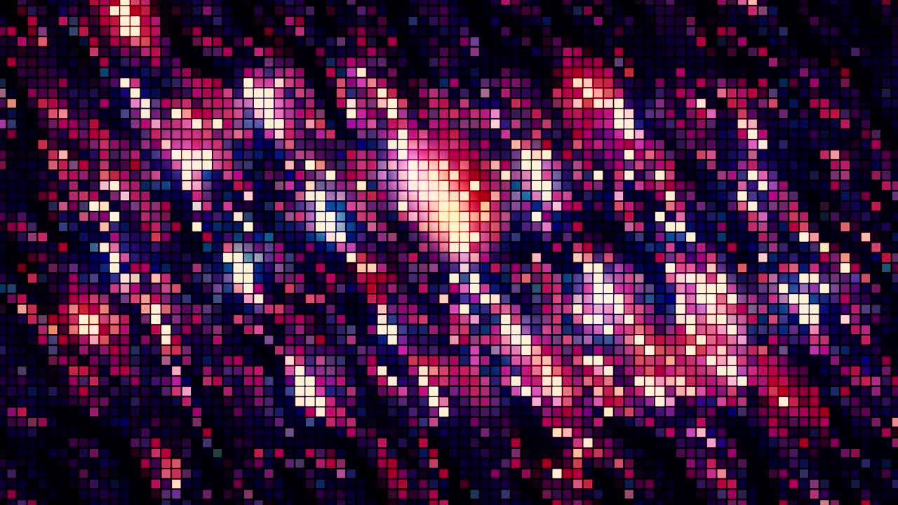 Abstract Pixel Art Background