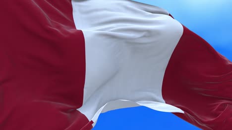 el bucle sin costuras de la bandera de perú.