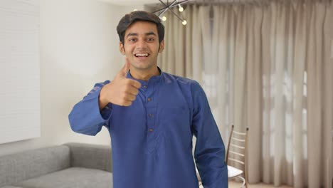 Happy-Indian-man-showing-thumbs-up