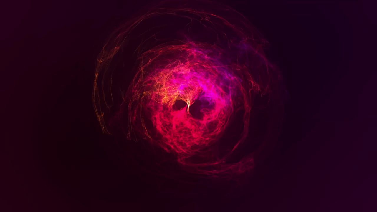 esfera brillante abstracta en el fondo oscuro