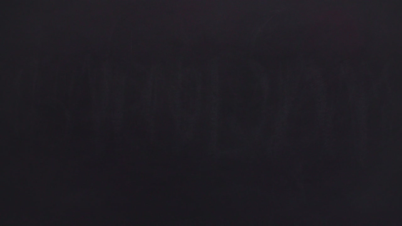 Word 'sunday' written on the blackboard