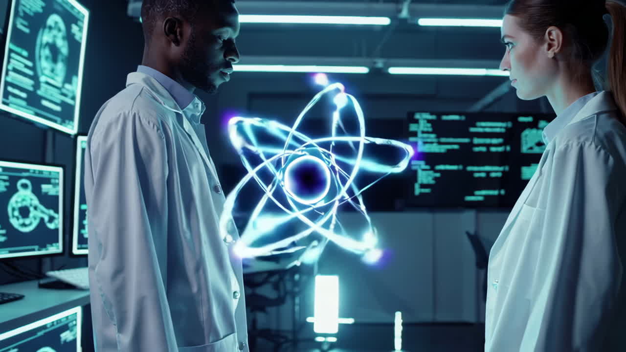 Scientists in a Modern Laboratory