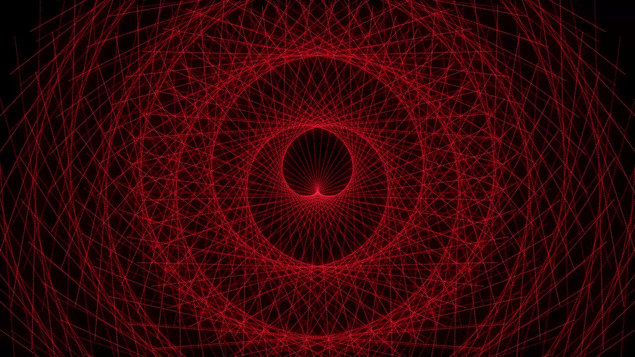 cambio de color del arco iris animación de patrón de forma de punto