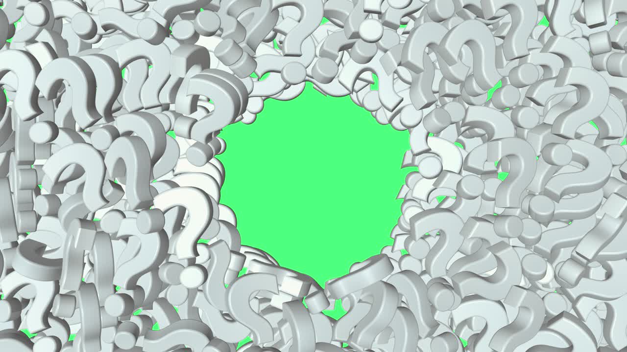 질문 기호를 애니메이션화하는 아이디어입니다.