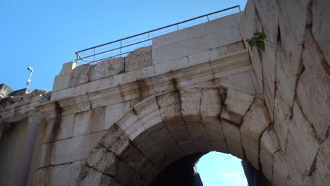 ancient arch archaeological ruins beth shean beit shean israel