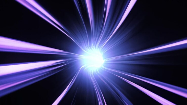 Animazione di Wormhole Futuristico in Loop Continuo