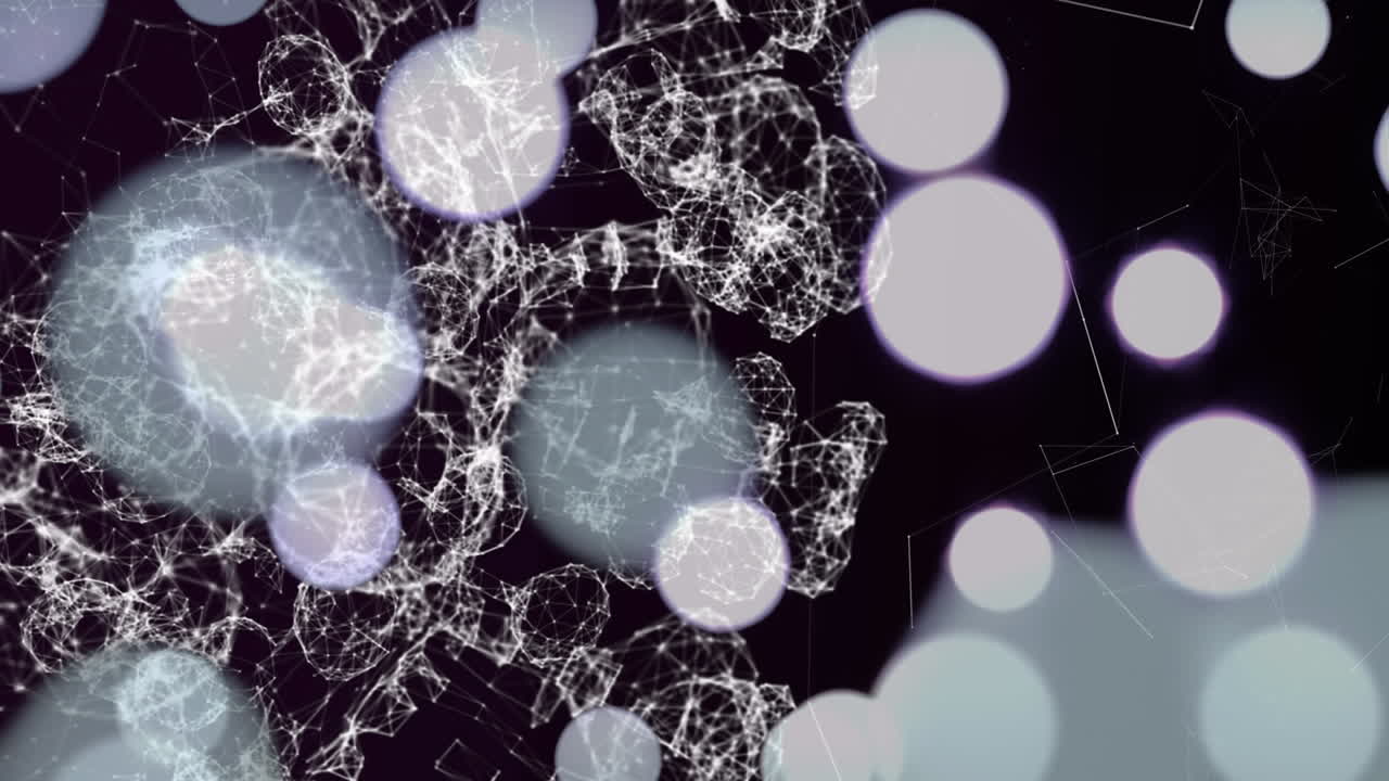 검은 바탕에 반 ⁇ 이는 빛의 반점