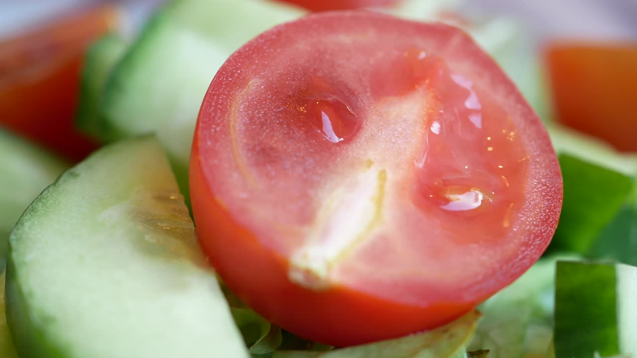 신선 한 채소 러드 의 클로즈업