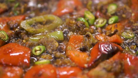 spicy peppers stir-fry