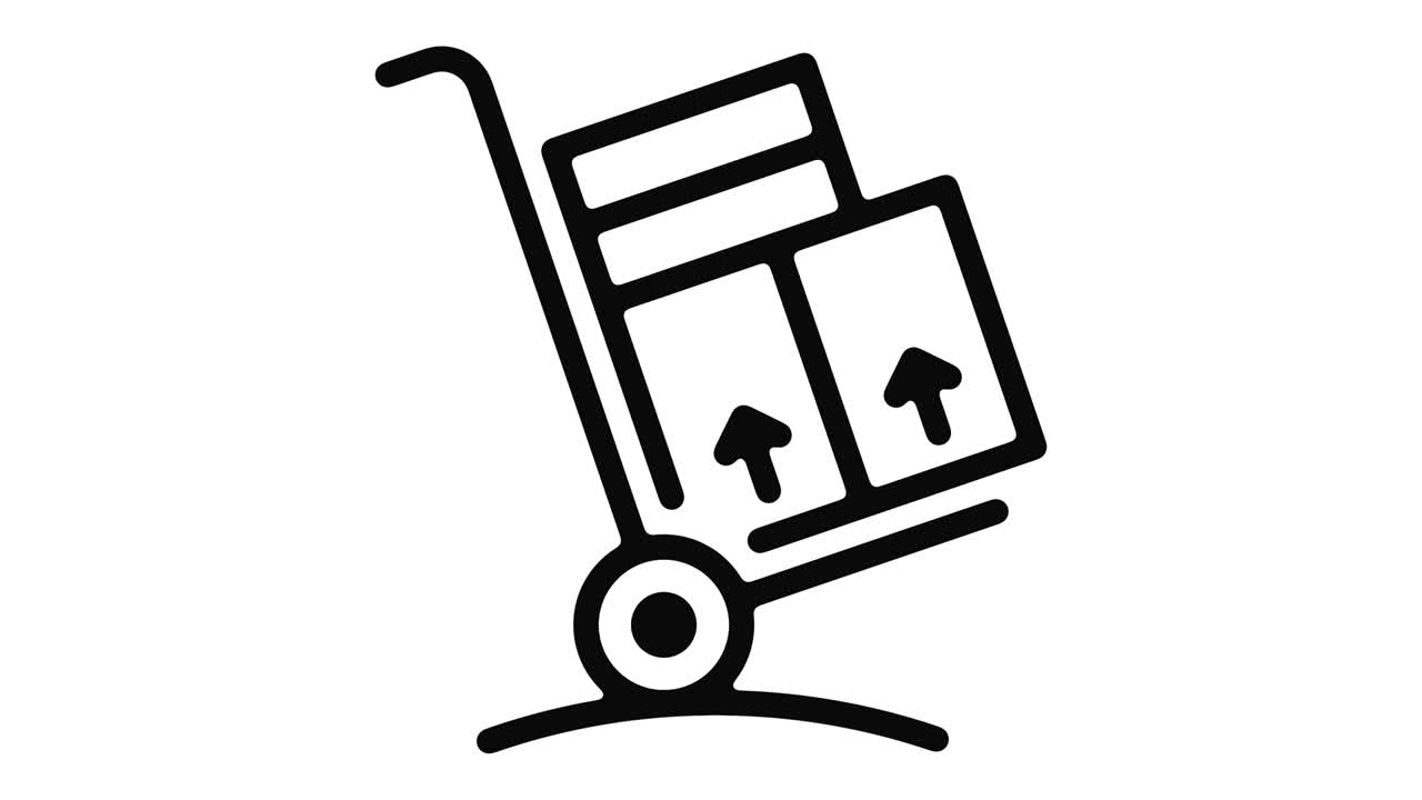 gráfico de movimiento de la línea de transporte