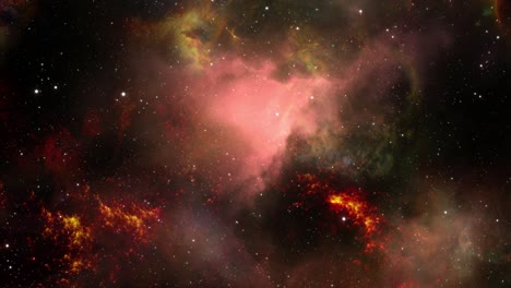 Colorful-Nebula-in-Space,-Video-background