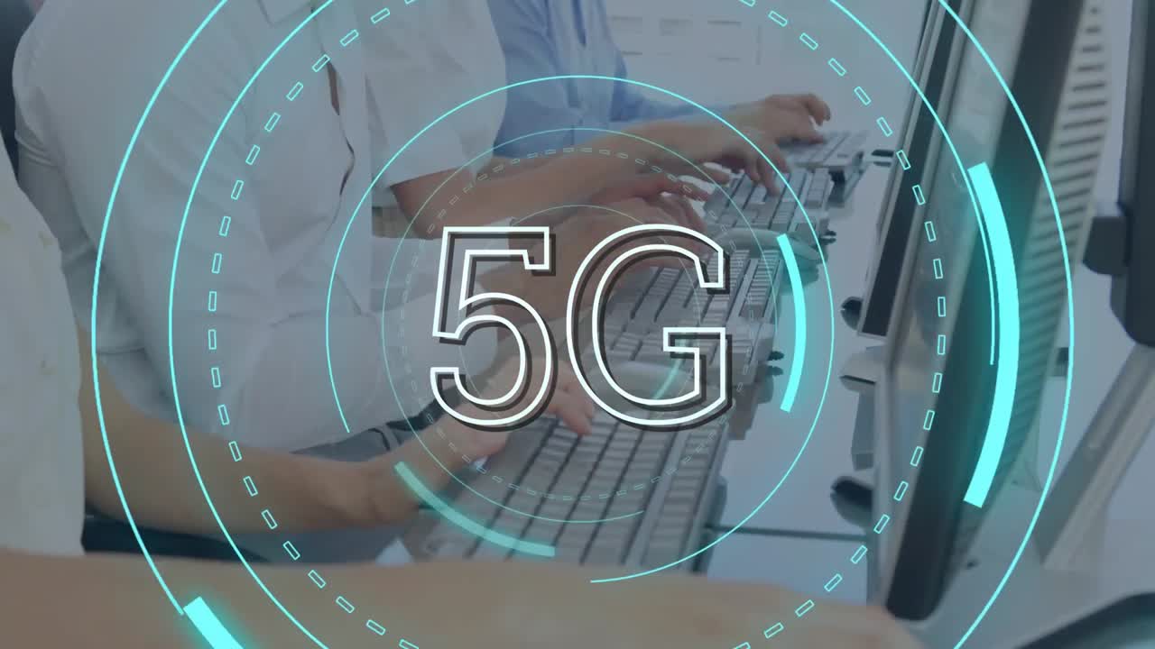5g mostrado en un círculo