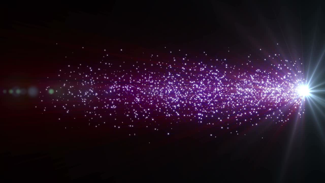 빛의 입자 스파크 레이 모션 4k