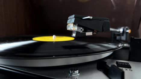 The-vinyl-record-stops-playing-and-the-record-player-needle-is-removed-to-stop-playback