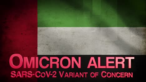 new vriant omicron alart emirates flag pendamic covid 19 2021 new vriant od concern
