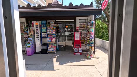 a newsstand in monte carlo, monaco