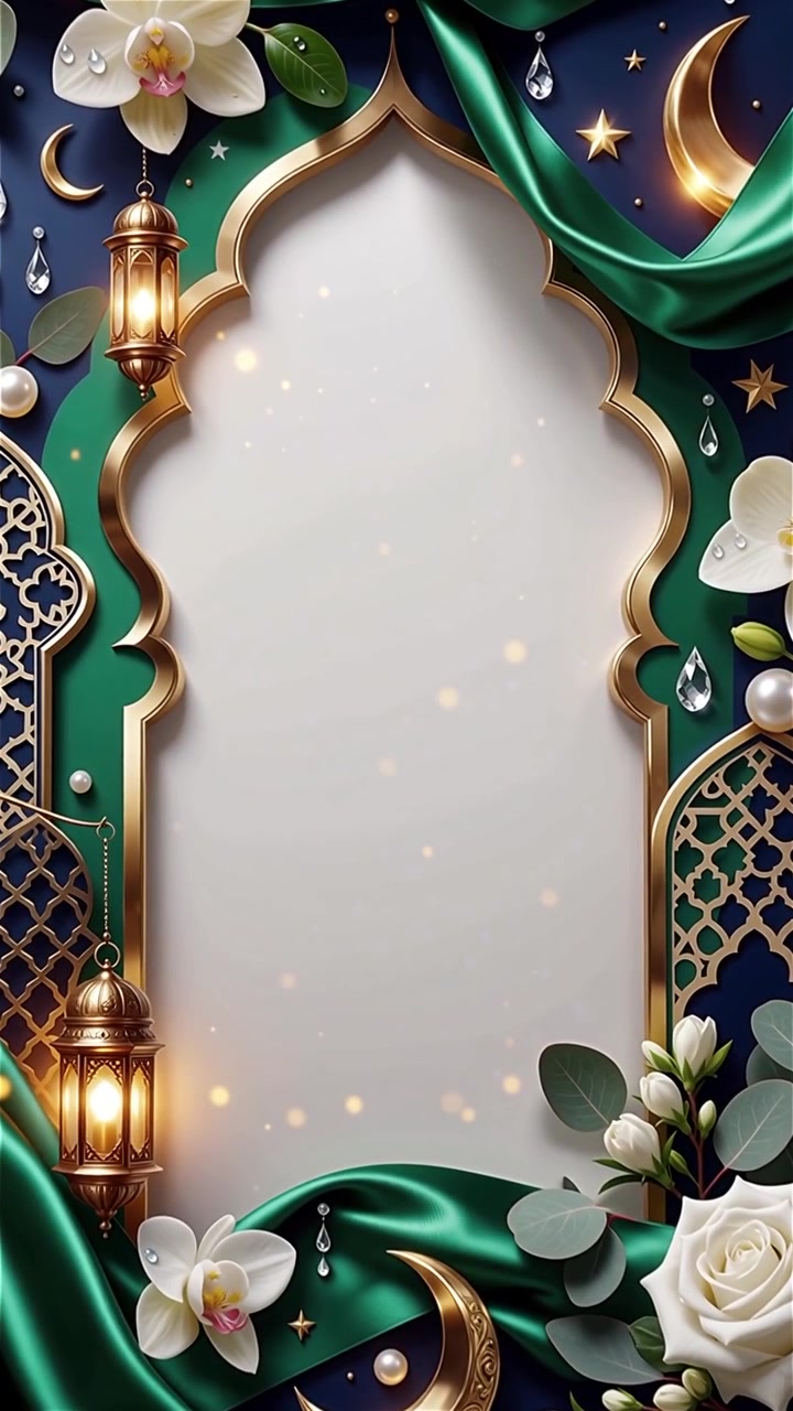 Compleanno del Profeta Maometto Mawlid al-Nabi Sfondo Islamico
