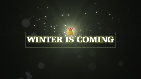 Winter-Is-Coming-with-bell-and-glitters-in-night