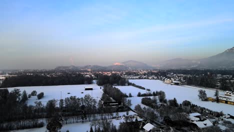footage filmed from salzburg in austria from europe