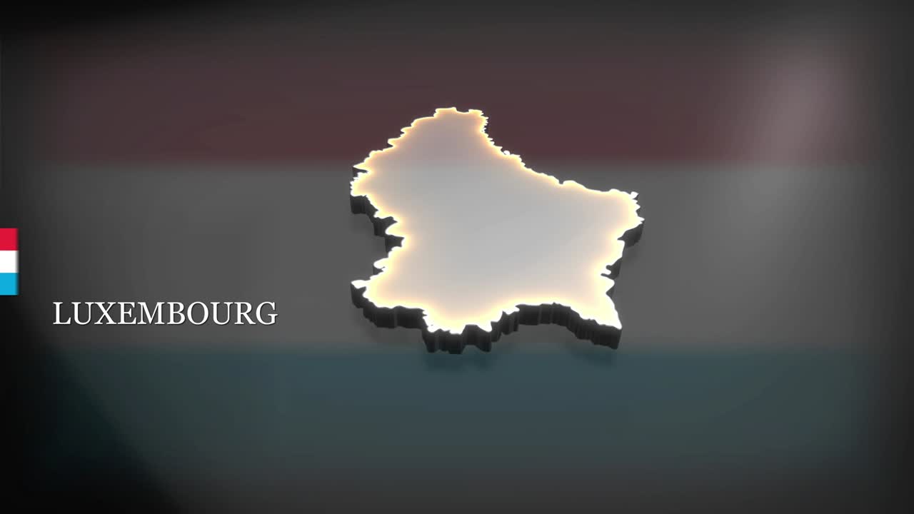 3d アニメーションマップ ルクセンブルク