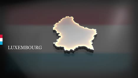 3d animated map of luxembourg