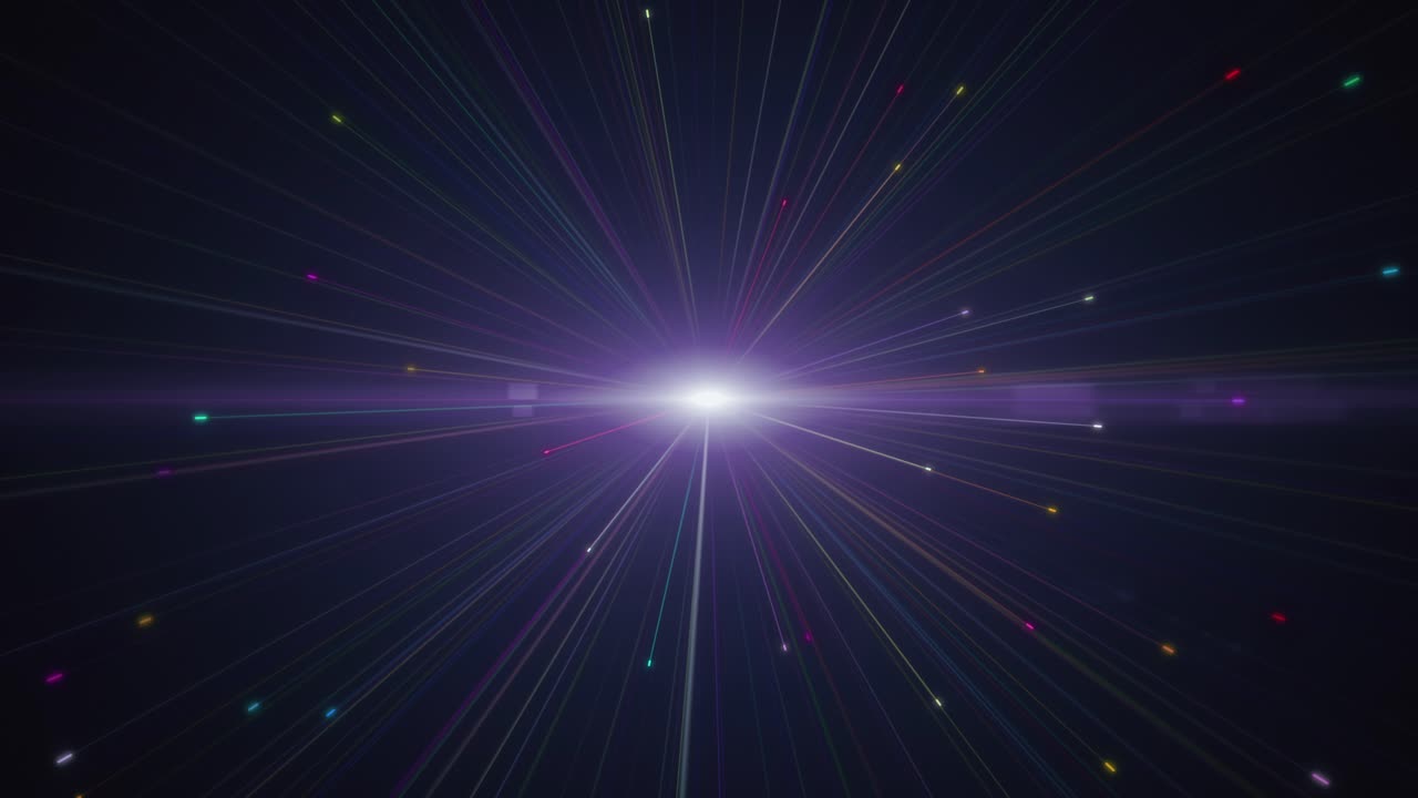 Abstract Colorful Explosion