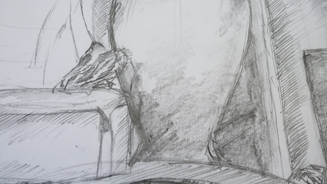 Arkitektonisk element, skisse.