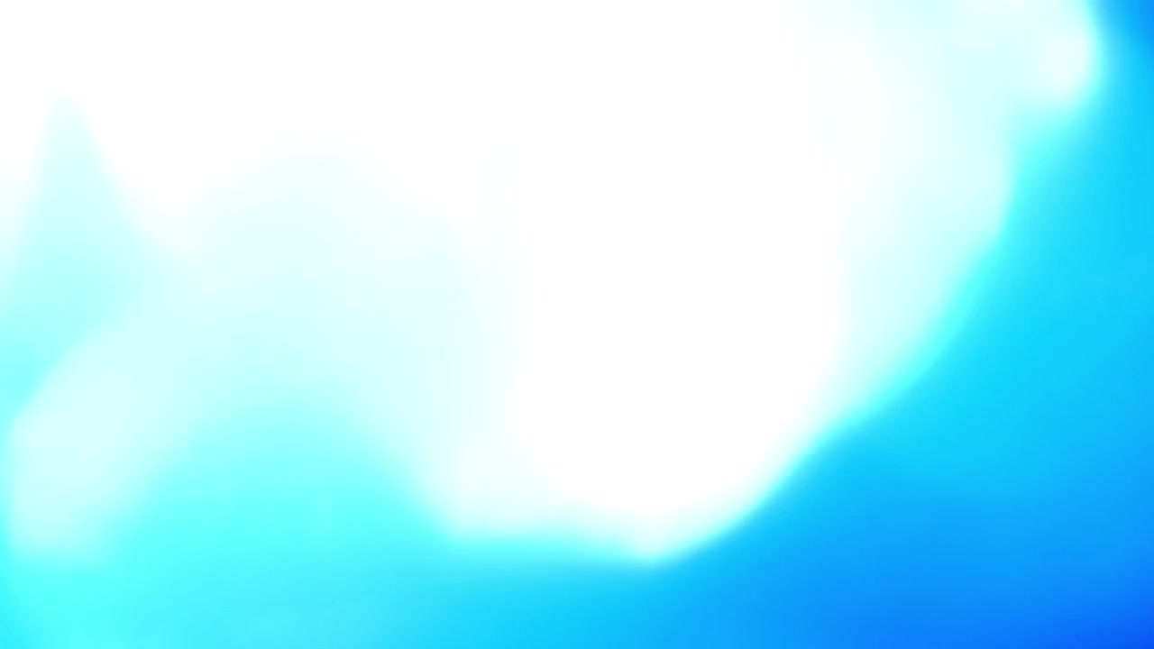 Transizione dinamica con fughe di luce blu e ciano