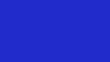 animación de formas geométricas en movimiento sobre fondo azul