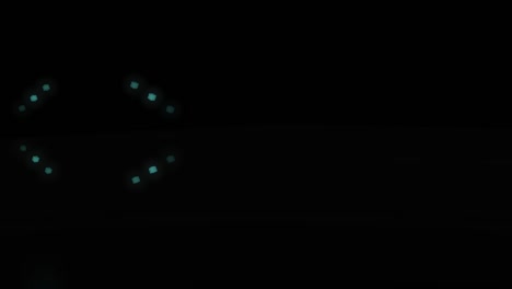 espectáculo de luces de diamantes en bucle