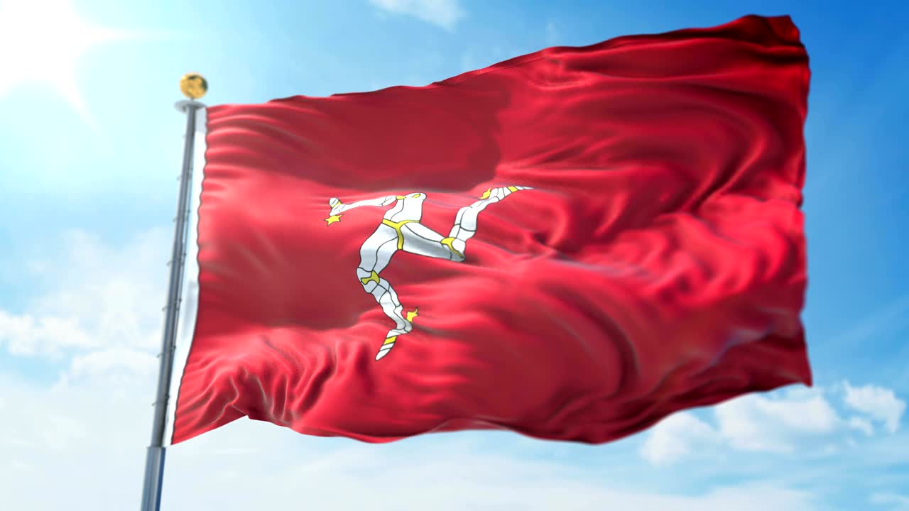 인간 섬의 발은 3d 렌더링 영상으로 원활하게 회전합니다.