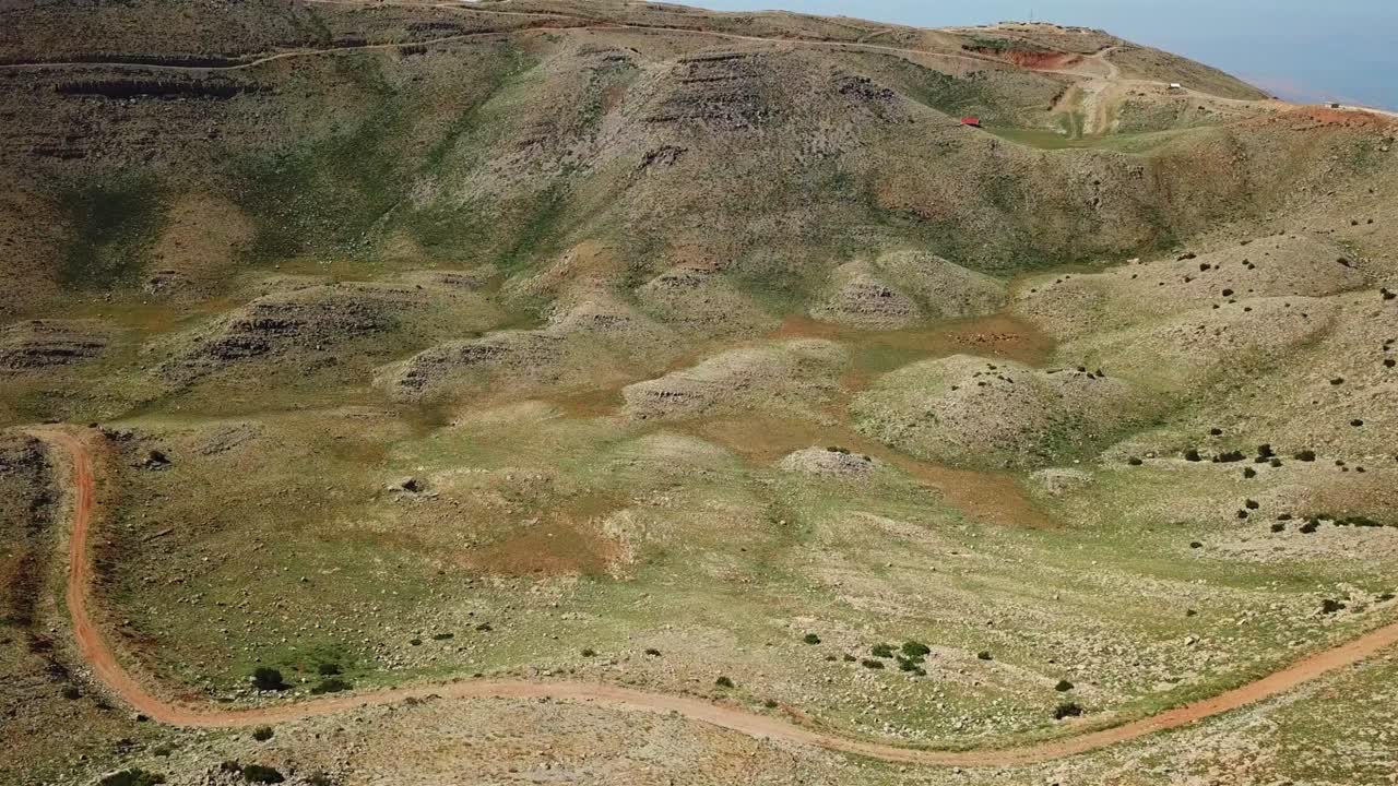 гора гермон с воздуха