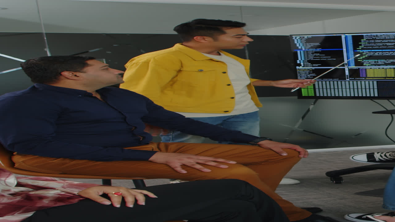 Entrepreneur Presenting Project for Team of Coders