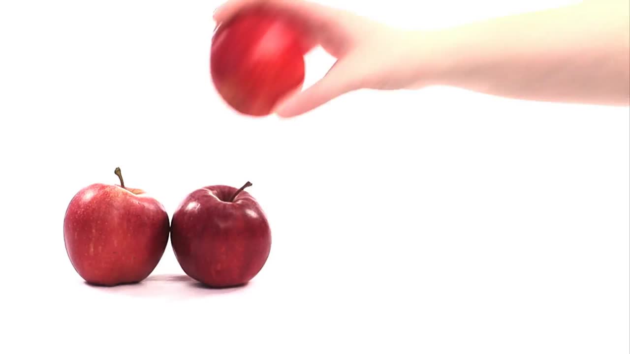 imágenes de video de las manzanas