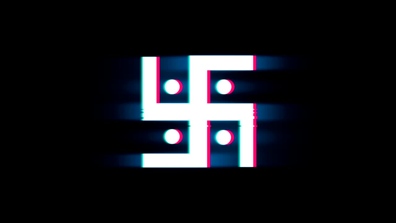 힌두 스바스티카 기호 애니메이션