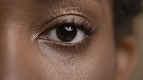 close-up of a woman's eye