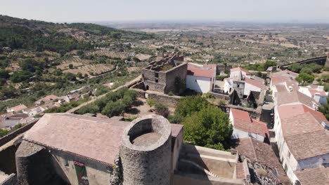 Ruinen-Der-Burg-De-Vide-Festung-In-Portugal