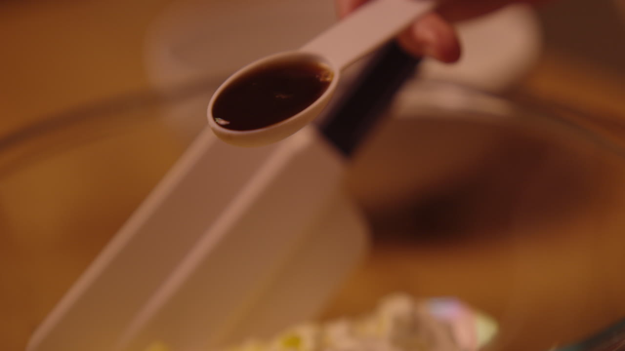 Mixing Ingredients for Dessert