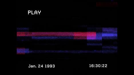 animación de la interferencia moviéndose sobre un fondo negro