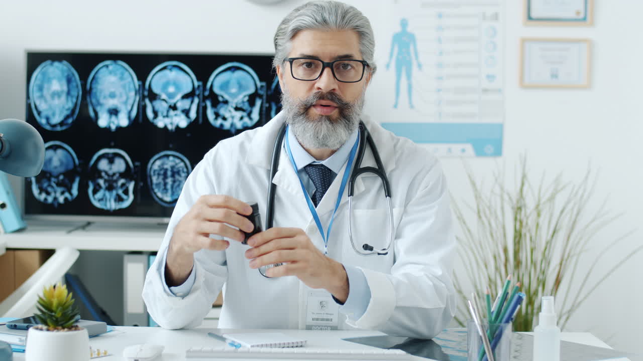 Doctor Consultation in Medical Office